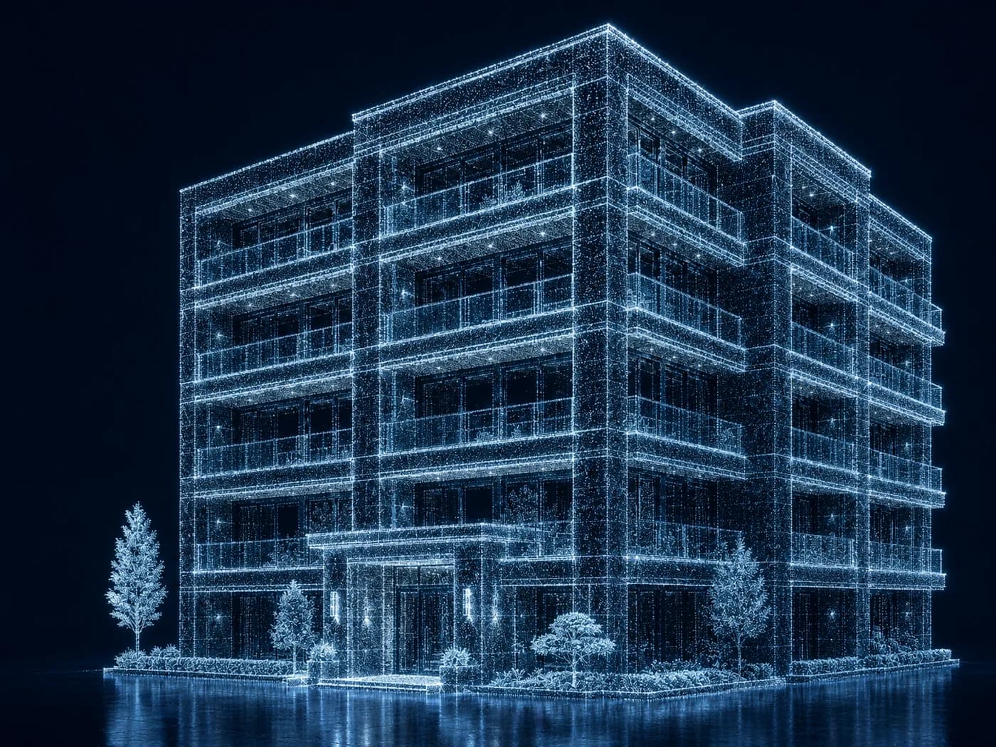 3Dスキャン後の点群データ