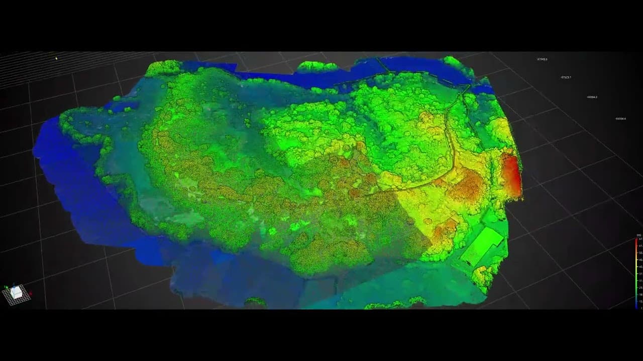 UAV を使った大規模3Dデータ作成